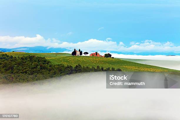 Small Chapel In Tuscany Stock Photo - Download Image Now - Agricultural Field, Atmospheric Mood, Beauty In Nature