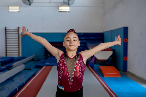 istock Women's artistic gymnastics 1701080545