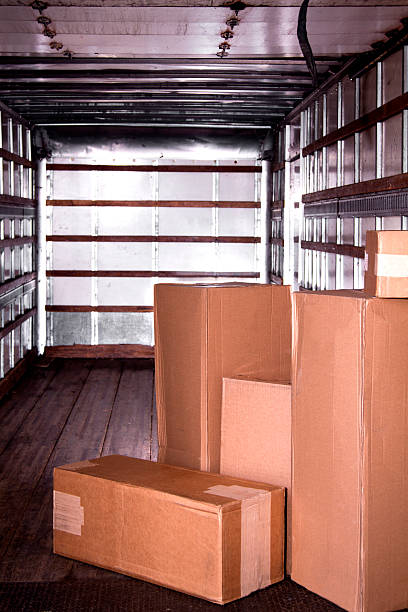 istock Delivery Truck and Boxes 170110419