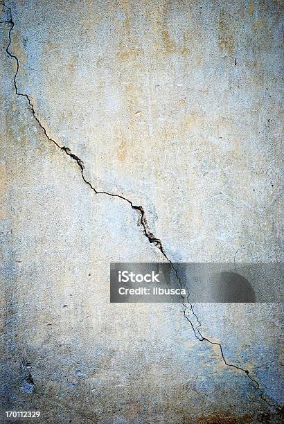 Old Concrete Cracked Wall Texture Stock Photo - Download Image Now - Cracked, Surrounding Wall, Wall - Building Feature