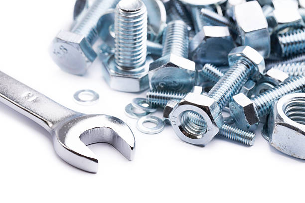wrench with nuts and bolts