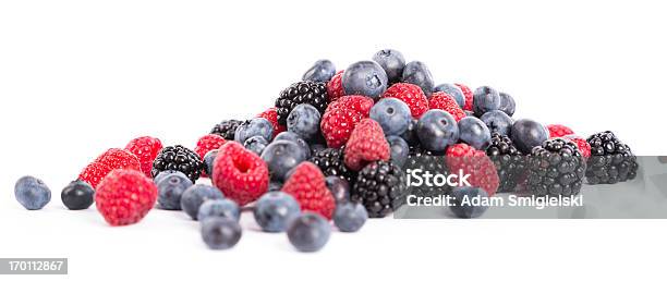 Berries Stock Photo - Download Image Now - Raspberry, Blueberry, Berry Fruit