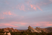 Vasquez Rocks, Pink Sunset