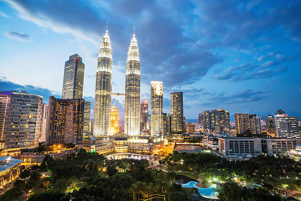 istock night scene of kuala lumper 170115549