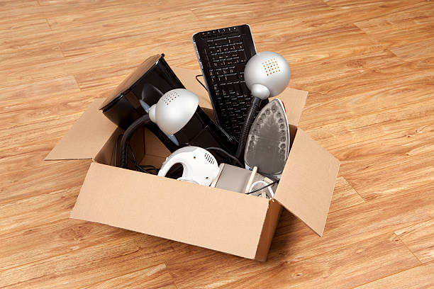 Household Equipment or Appliances in a Cardboard Box