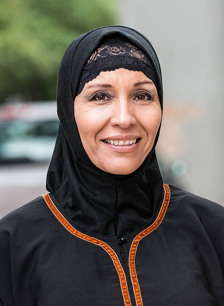 istock Smiling mature muslim woman 170119290