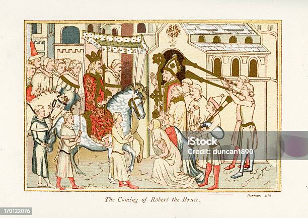 Robert The Bruce Stock Illustration - Download Image Now - Piper, Royal Person, Antique