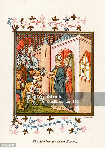 大司教と Barons - 中世のベクターアート素材や画像を多数ご用意 - 中世, 騎士, 14世紀頃