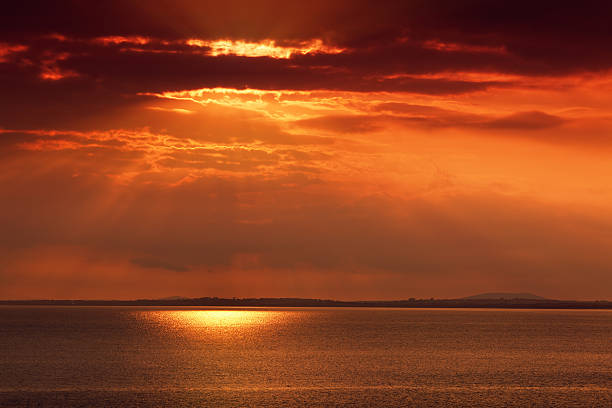 I captured this lovely sunset, 2 minutes walk from my home on the Isle of Wight.