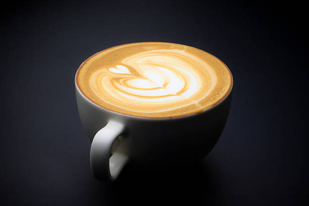 istock Cup of Cafe Latte Art with a Heart 170128412