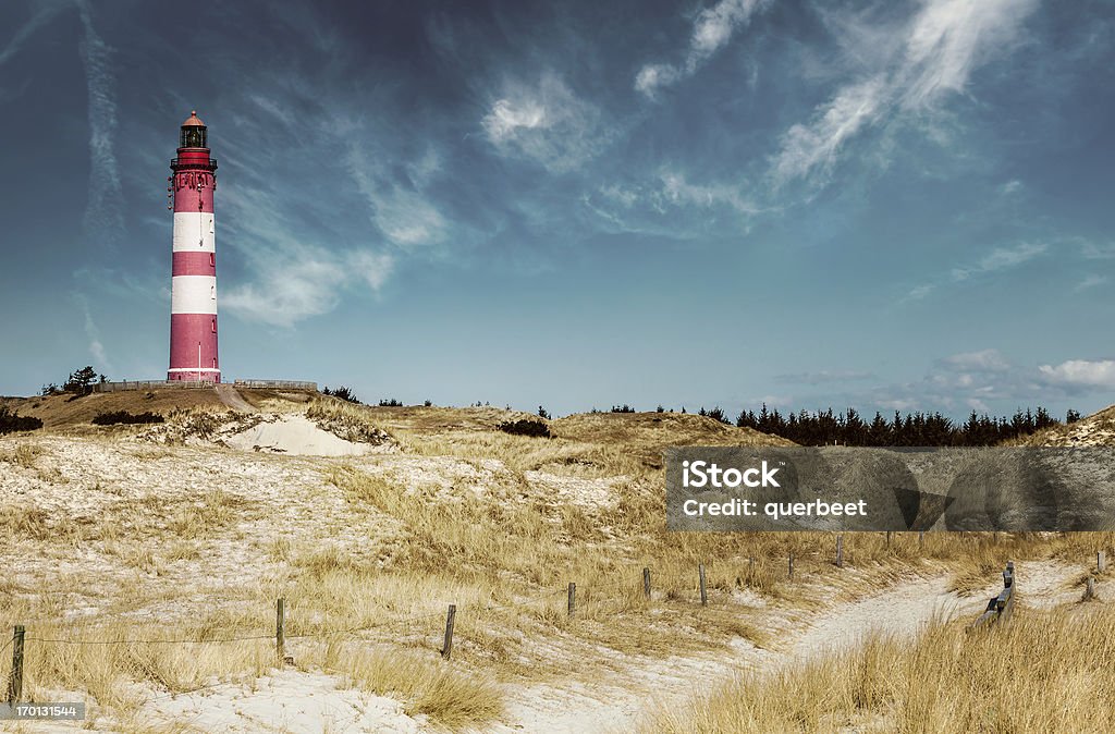 Leuchtturm in den Dünen - Lizenzfrei Architektur Stock-Foto