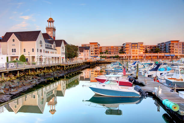 istock Marina Bay in Quincy, Massachusetts 1701332742