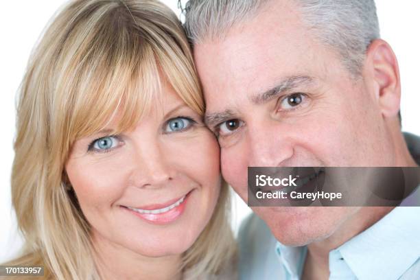 Close Up Of Beautiful Couple Stock Photo - Download Image Now - 30-39 Years, 40-49 Years, 50-59 Years