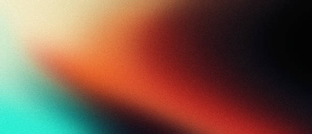 istock Vibrant grainy gradient background orange teal green dark grunge noise texture header poster banner design 1701342887