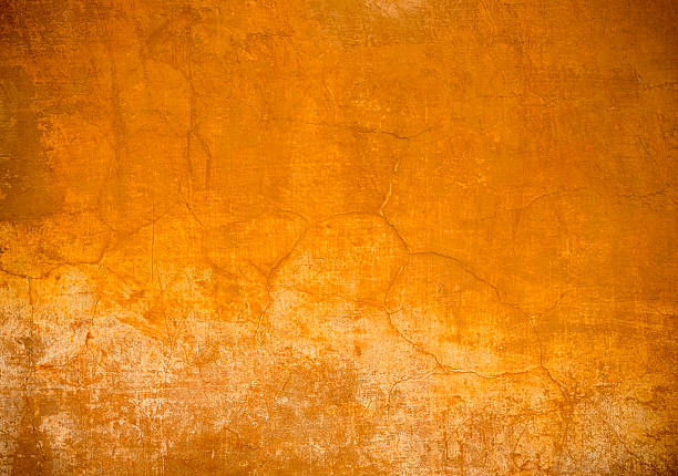 istock Orange Roman wall texture background, Rome Italy 170134510