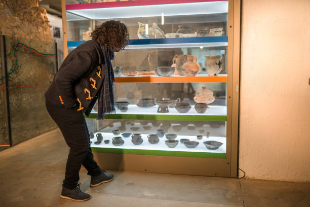 istock Chic Male Visitor of a History Museum 1701351556