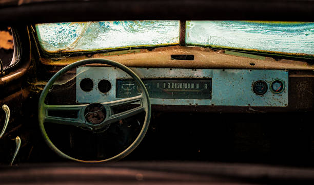 istock The Steering Wheel of the Past 1701376103