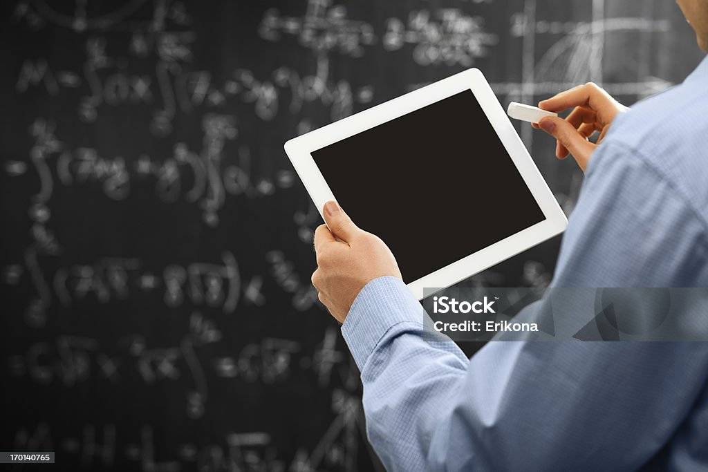 Studenten mit digitalen tablet - Lizenzfrei Betrachtung Stock-Foto
