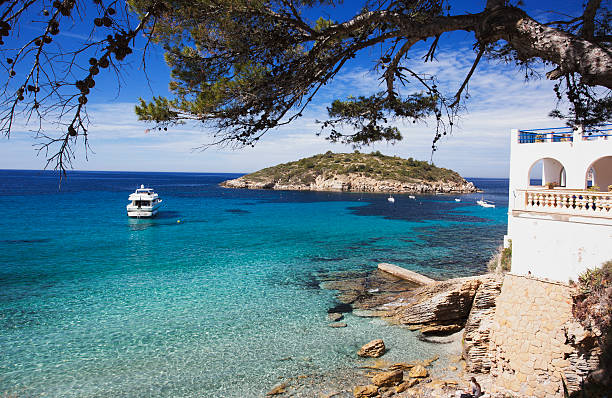 Island of Pantaleu, Majorca, Spain stock photo