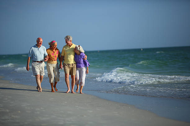 istock Happy Group of Seniors on the beach 170151164