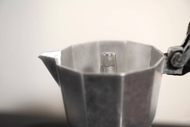 Closeup view of the Coffee maker for serving coffee