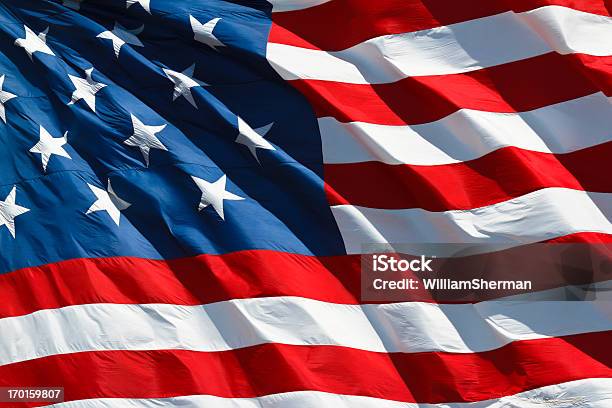 A Stelle E Strisce Bandiera Americana - Fotografie stock e altre immagini di Baltimora - Maryland - Baltimora - Maryland, Bandiera, A forma di stella