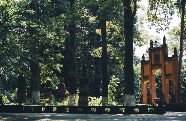 istock Chinese monuments, traditional ancient buildings, exquisite carvings 1701620953