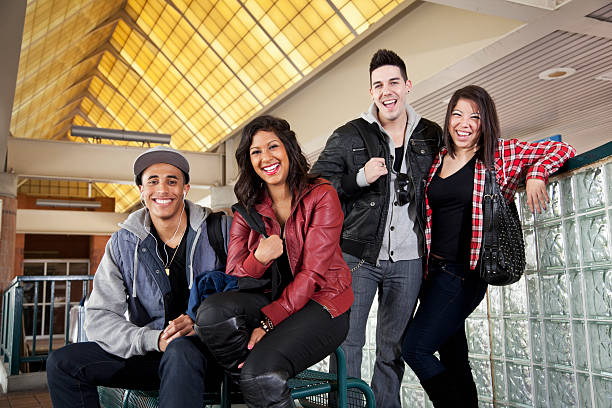 istock Group of young adults at train station 170162549