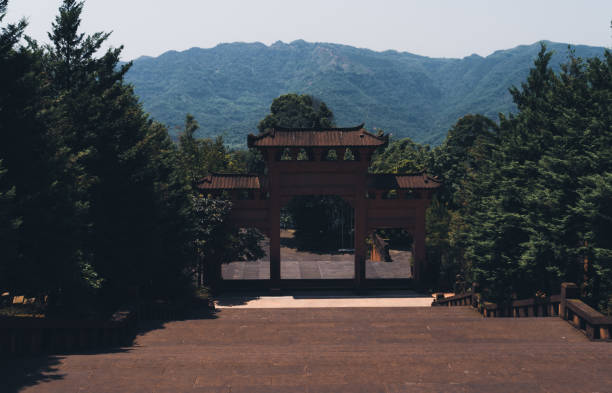 istock Chinese monuments, traditional ancient buildings, exquisite carvings 1701629683