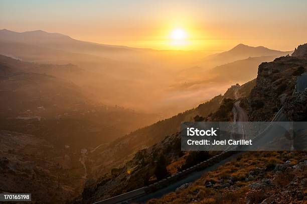 Road Into Mountain Mist Above Lebanons Qadisha Valley Stock Photo - Download Image Now