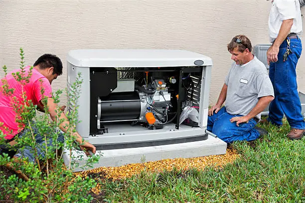 installing a 17 day whole house emergency generator for hurricane season.  rr