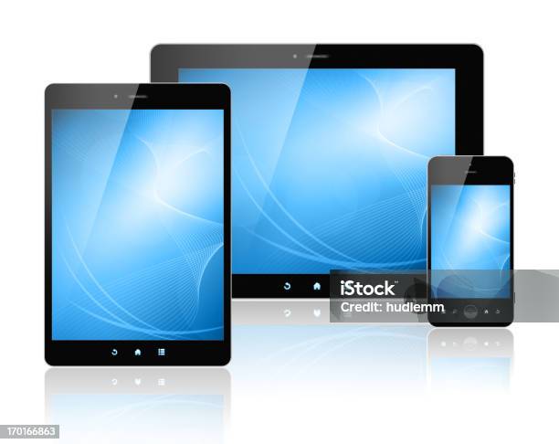 Digitale Tabletpc Und Smartphones Stockfoto und mehr Bilder von Tablet PC