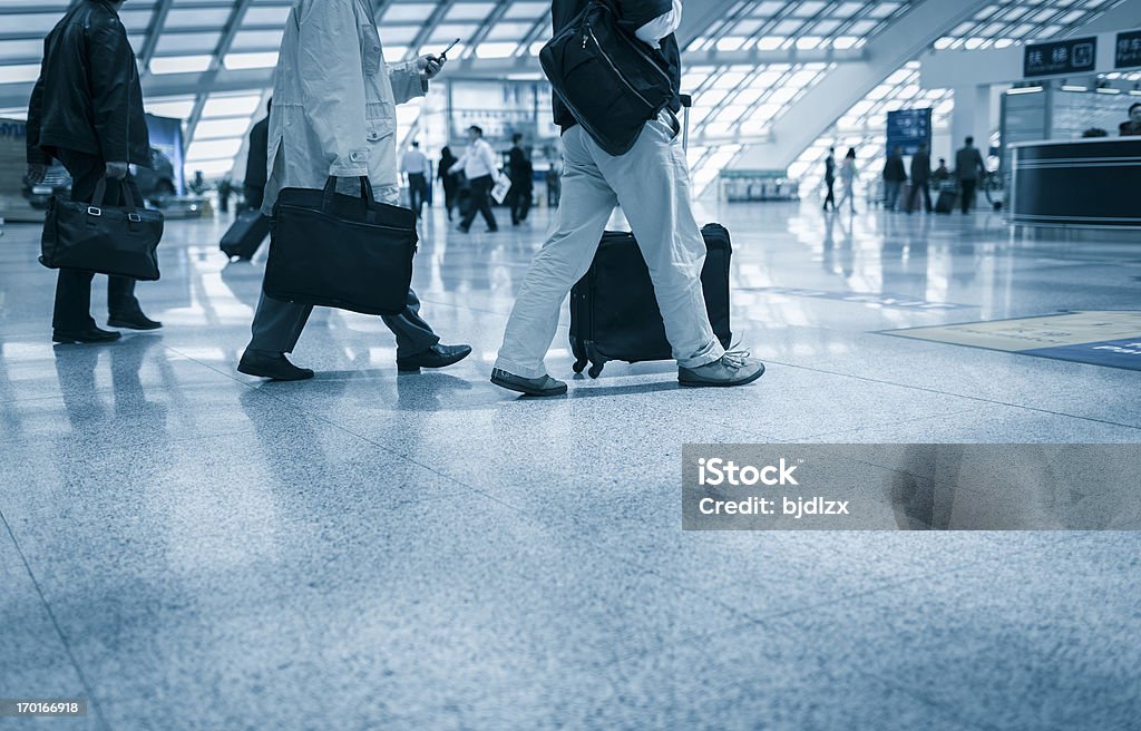 Ruée vers l'aéroport - Photo de Activité libre de droits