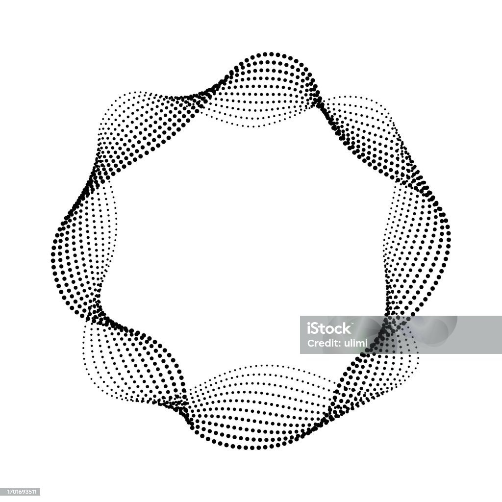 Wavy Line Frame Cd R Frame With Wavy Lines Stock Illustration - Download Image Now - Wave ...