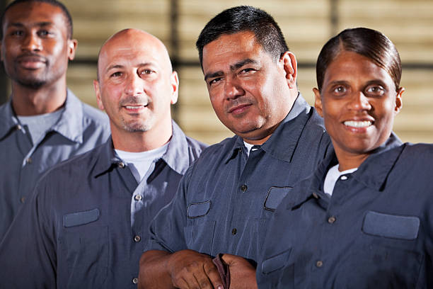 istock Team of mechanics 170169772