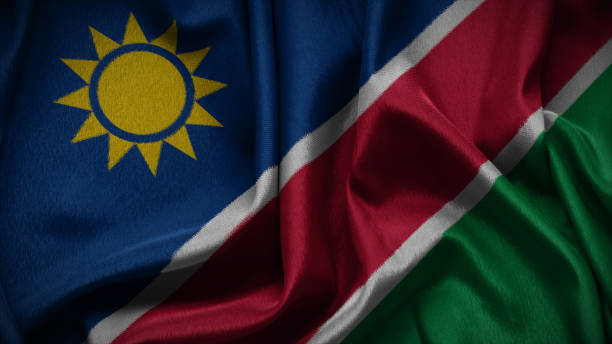 istock Namibia national flag of background. 1701708171