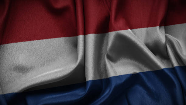 istock Netherlands national flag of background. 1701708174