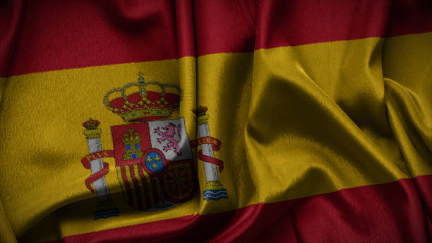 istock Spain national flag of background. 1701708306