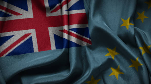 istock Tuvalu national flag of background. 1701708378