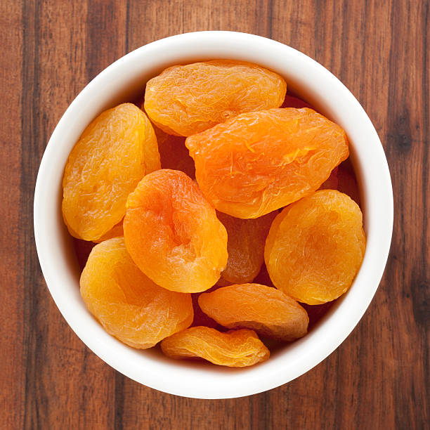 getrocknete aprikosen - dried apricot stock-fotos und bilder