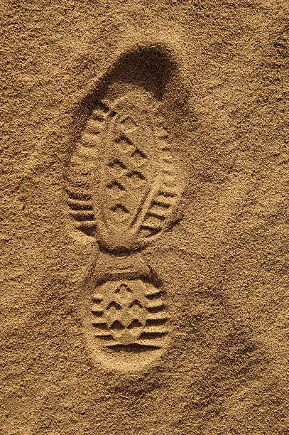Photo of Footprint on sand