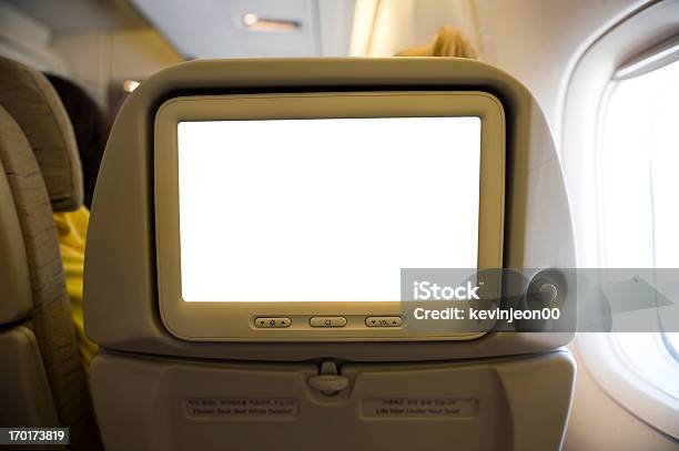 Foto de Moderno Avião e mais fotos de stock de Monitor de computador - Monitor de computador, Avião, Tela do dispositivo