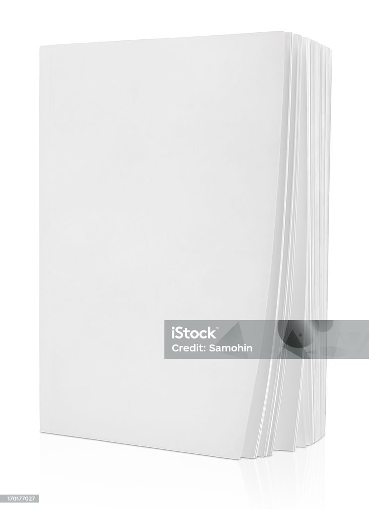 Livro em branco em branco - Foto de stock de Livro de Capa Mole royalty-free