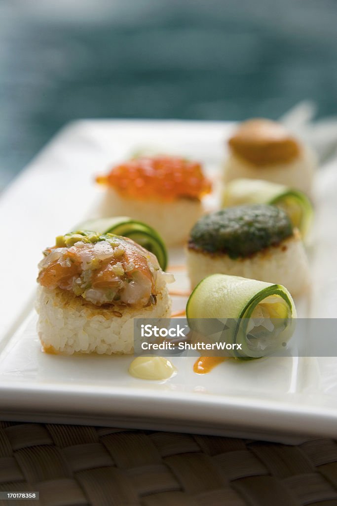 Giapponese Sushi - Foto stock royalty-free di Alimentazione sana