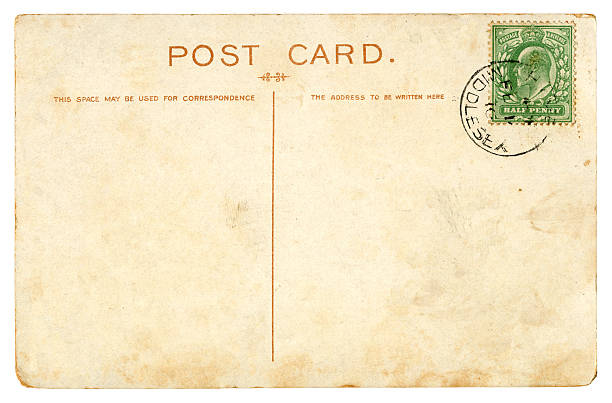 ブランクはがきからミドルエセックス、1910 年 - postcard old fashioned postage stamp old ストックフォトと画像