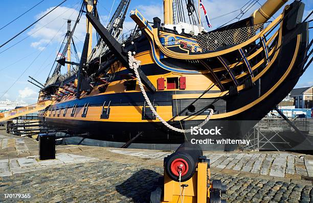 Hms Victory Under Repairs Stock Photo - Download Image Now - Portsmouth - England, Commercial Dock, History