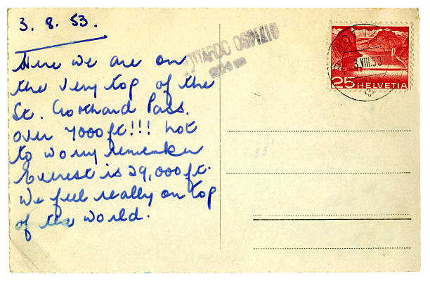 istock Postcard from St Gotthard Pass, Switzerland, 1953 170179373