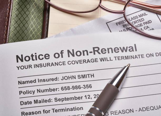 Non-Renewal home owners insurance document letter