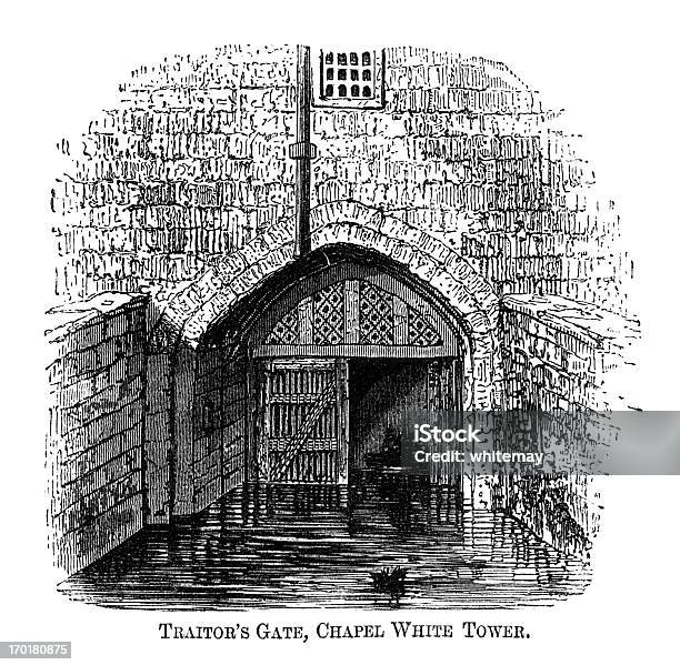 Ilustración de Traidors Gate La Torre De Londres 1871 Grabado y más Vectores Libres de Derechos de 1870-1879 - 1870-1879, Accesibilidad, Aire libre