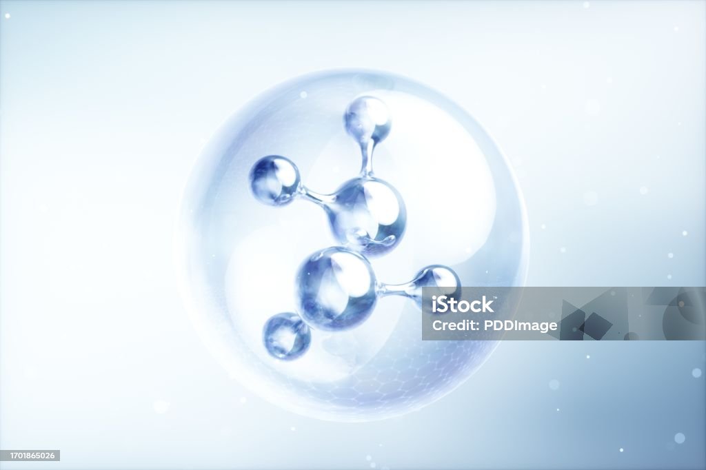 Microscopic Model 3d Rendered Microscopic Molecular Model Stock Photo - Download Image ...